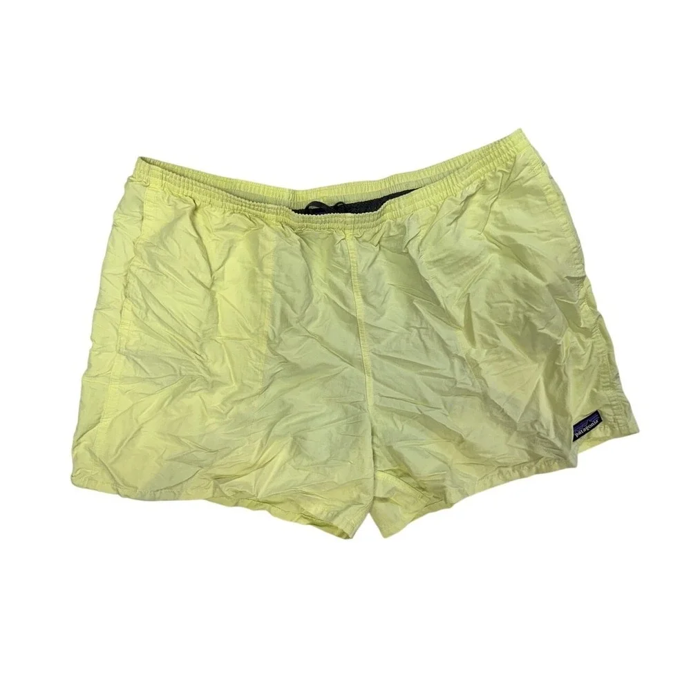 Patagonia Mens Baggies Shorts XXL Jellyfish Yellow 5in Inseam 57021 Swim Trunks